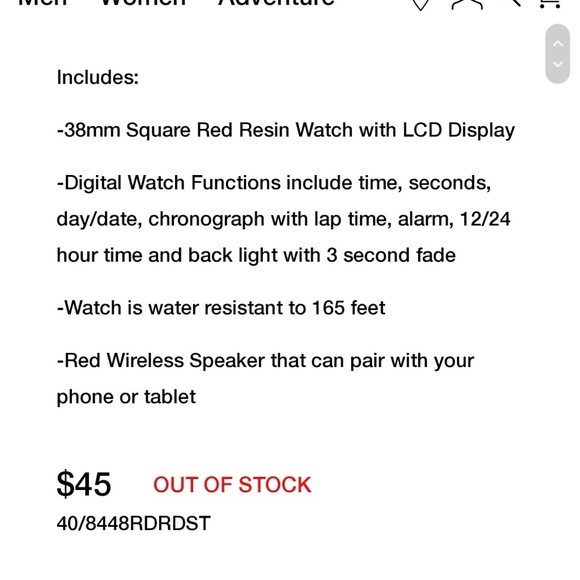 Armitron Silicon Watch and Speaker Set - Picture 3 of 3